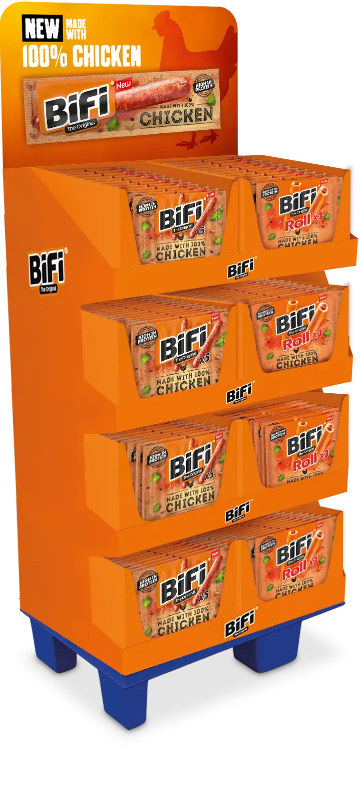 BiFi Chicken Multipack Display 120er (MHD 27.08.2026)